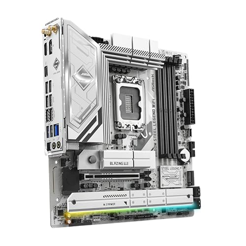 Image of ASRock B860M Steel Legend WiFi 6E B860 LGA1851 Intel Core Ultra DDR5 8666 MHz 256GB M.2 Micro ATX Motherboard Thunderbolt SATA3 6.0 Gb /s PCIe 5.0
