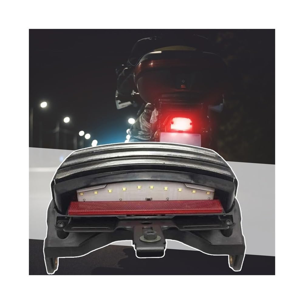 Faro posteriore Moto Accessori per motociclette 1 x luce posteriore a LED, fanali posteriori, indicatori di direzione
