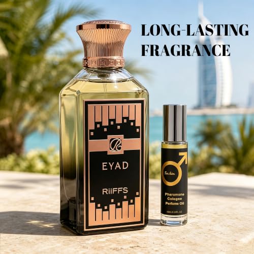 Image of AFLUXE Men's EDP Pheromone&Parfum, Aromatic Woody Fragrance-RFS Eyad | Long Lasting Perfume for Men, Eau de Parfum Spray, 3.74 Fl Oz-4