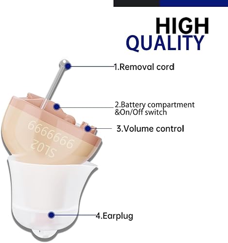 Miniatura 3 de Mirasing Audífonos auditivos, amplificador auditivo, audífonos para personas mayores y adultos con cancelación de ruido, amplificador auditivo para