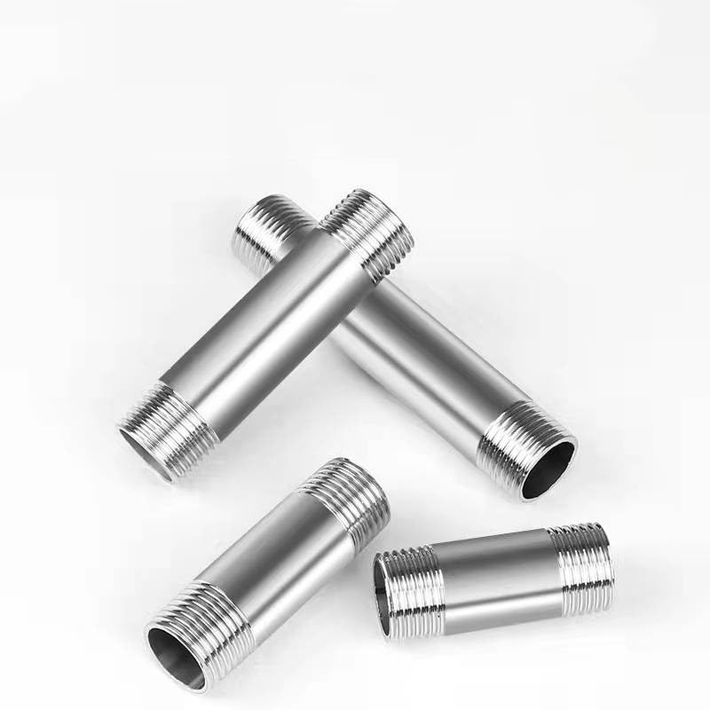 Tubo de extensión de 150mm de acero inoxidable 304 con rosca macho de 3/8 3