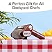 HorsePower Giddy Up Grill Cleaner AS SEEN ON TV! – Cordless, Rechargeable BBQ Tool with 350 RPM Stainless Roller, LED Light – Patents Pending – From BulbHead, a Family-Owned American Brand