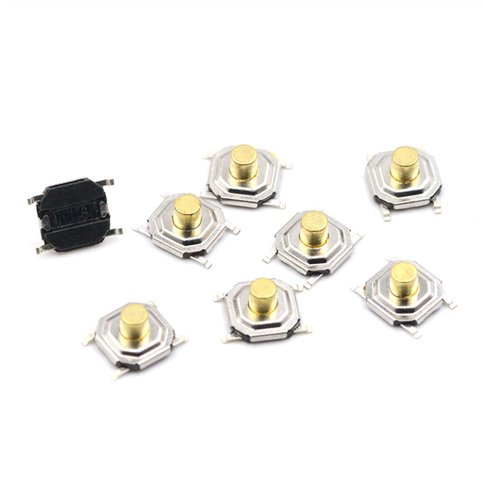 Bouton tactile momentané 4x4x3mm pour réparer les clés de voiture et télécommandes de la maison