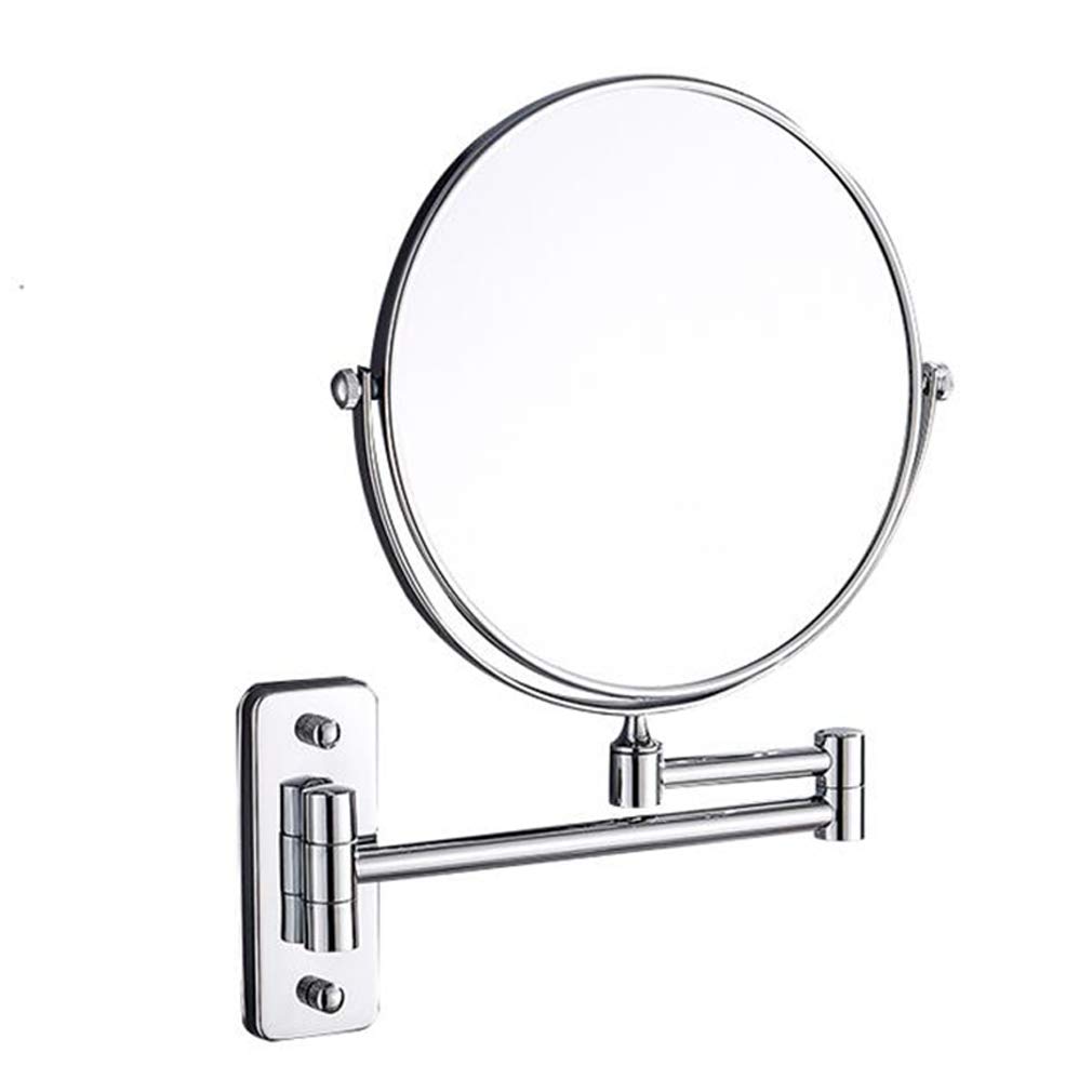 Miroir de salle de bain extensible grossissement 3X miroir maquillage double face 6"