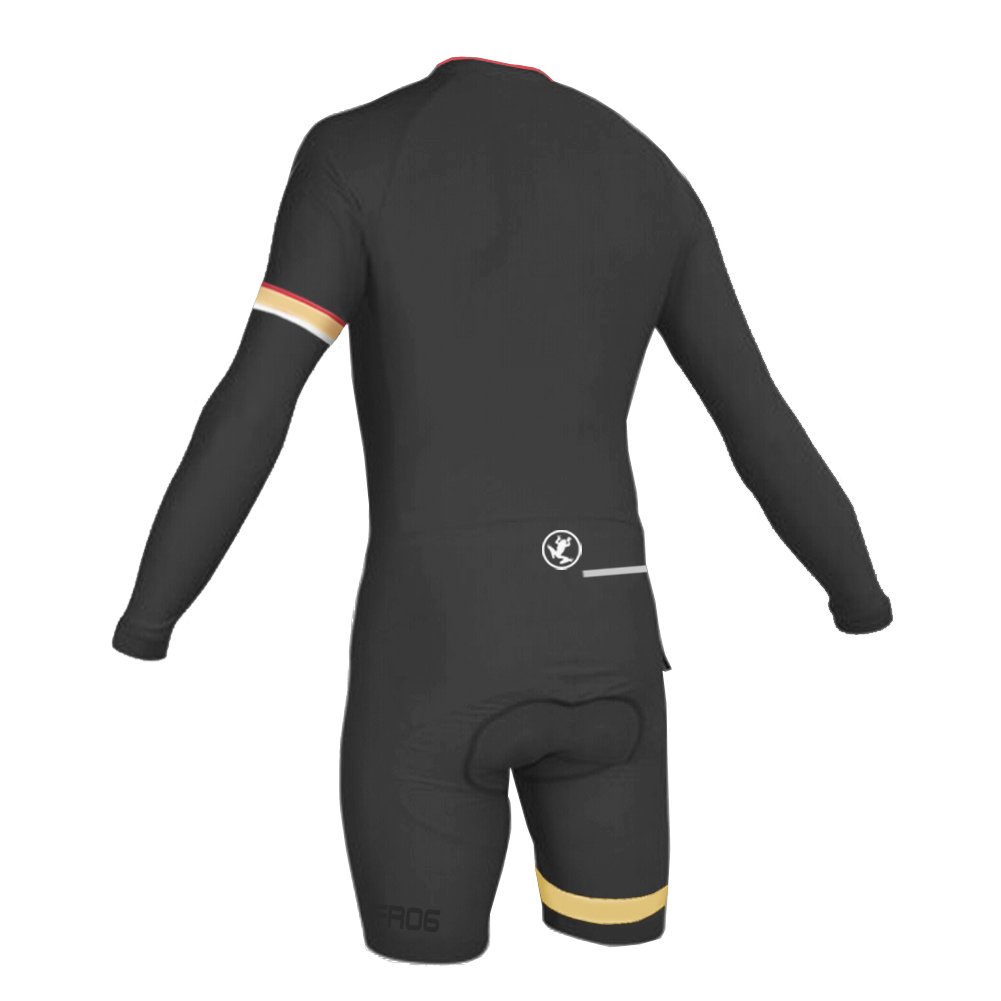Ugly Frog Abbigliamento Triathlon Uomo Tuta Triathlon Uomo per MTB Body Triathlon Skinuit with Gel Pad per Nuoto/Corsa/Ciclismo