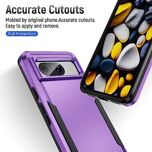 Coque Pixel 8 robuste violette protection haut de gamme - 3
