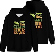Animals Lover Safari Tour Guide Men Women Lightweight Kangaroo Pocket Hoodie