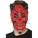 Produktbild Smiffys Herren Tag der Toten Teufel Maske, One Size, Rot, 48133