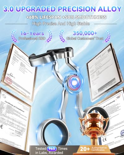 Image of 2026 Upgraded Contact Lens Applicator Tool【3-Step Easy Wear】【3.0 Precision Alloy & Natural Silicone】 0 Shift, Ultra-Smooth Lens Insertion Removal Kit for Home Travel Use (Black)