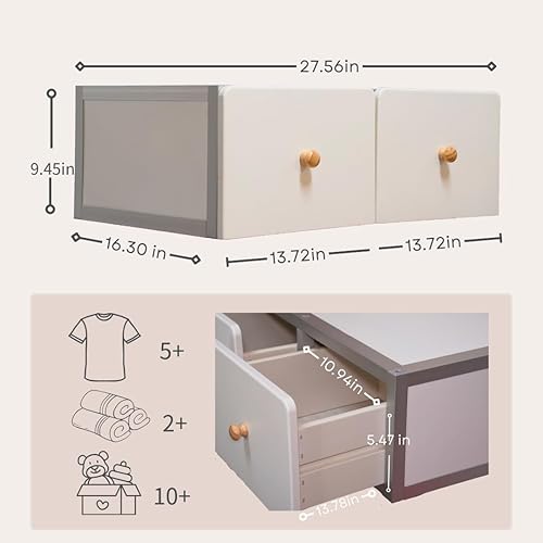 Miniatura 2 de Cómoda de cajón de tablero de partículas con marco de aluminio, armario de almacenamiento con cajones para vestuario, muebles de dormitorio, se