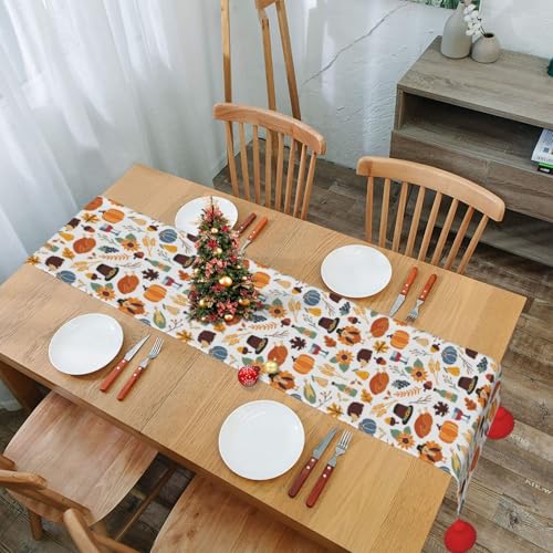 Chemin de table de Noël de cuisine décoration table extérieur intérieur - 8