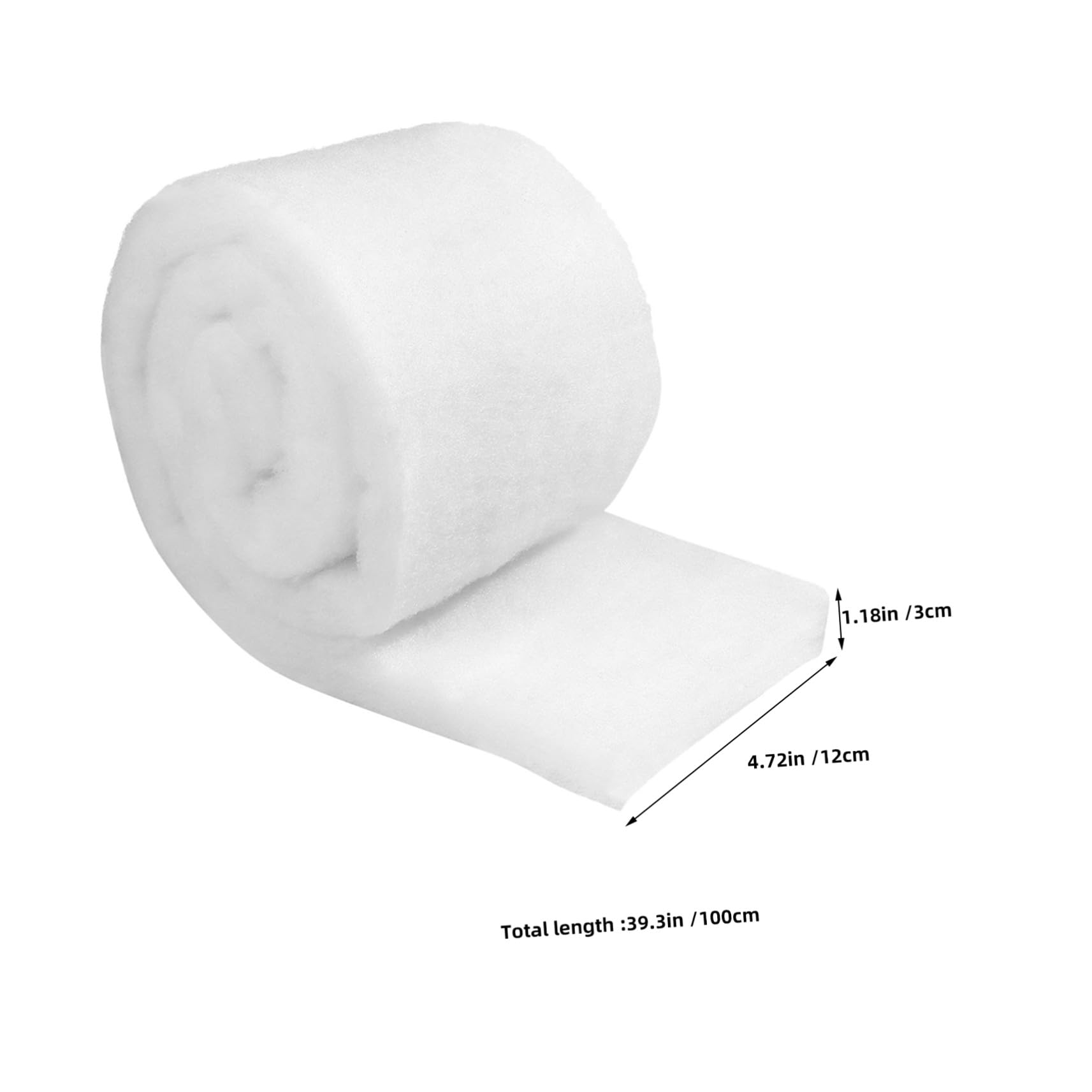 TOYANDONA 10 Esponjas Filtrantes para Acuario Blanco Material de Alta Densidad para Peceras, Estanques y Fuentes