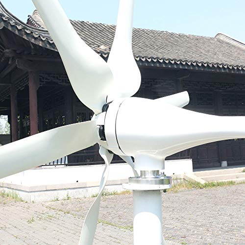 Turbina eólica de 800W con regulador MPPT 48V para kit de energía eólica doméstica 4