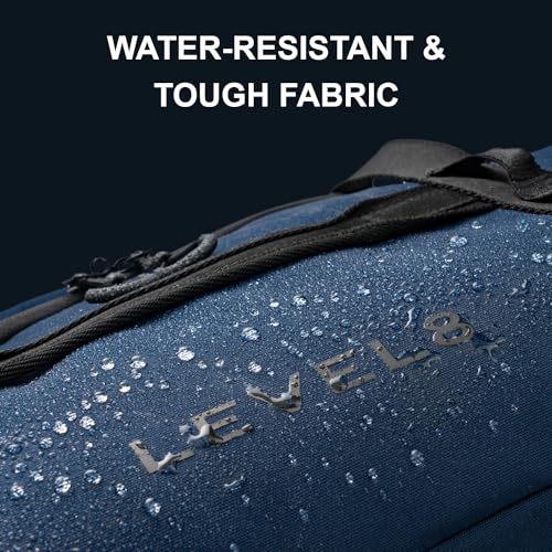 LEVEL8 Luminous 20 Inch Carry on Luggage with Water Resistant Travel Duffle Bag3