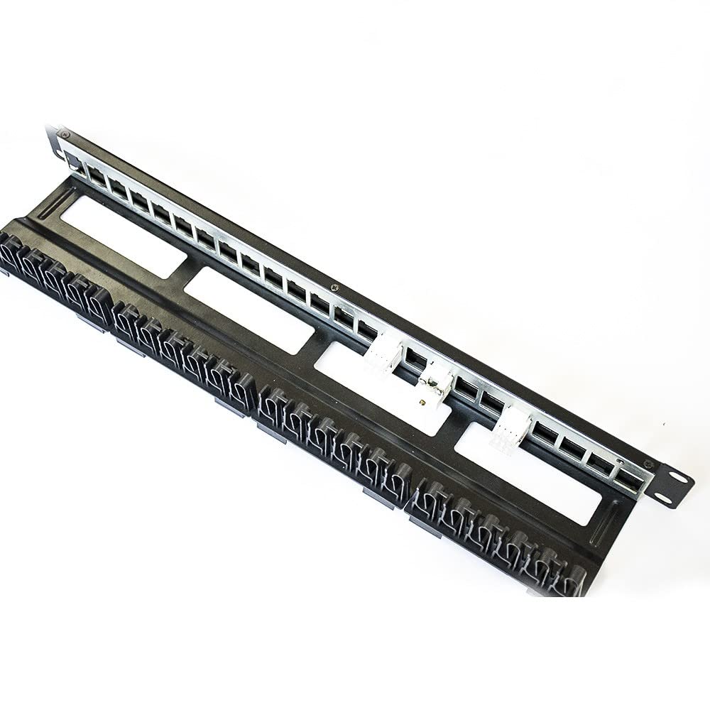 Buy Keystone Jack Patch Panel 24 Ports For Installing 19 Blank Patch