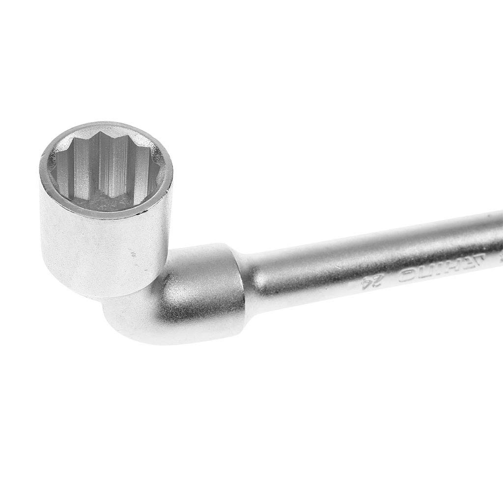 RHINO - Clés tubulaires et à pipe, Clé à pipe débouchée 24 mm - Diamètre 24 mm - Empreinte 6/12 pans - Fabriqué en Acier (Chrome Vanadium) - Garantie à vie - Plusieurs tailles disponibles