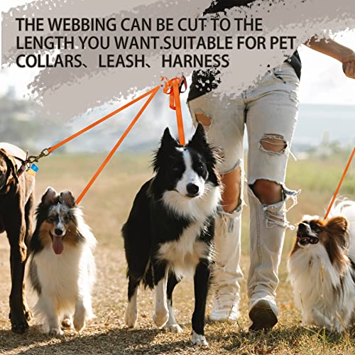 Image of Polyester Webbing Strap 16+Colors - 1 inch&1.5 inch&1.9 inch - 16.5 25 33 55 Yards Heavy Duty Webbing Roll, Flat Webbing Strap for Indoor&Outdoor Gear, Climbing, DIY Crafting, Repairing