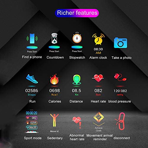 AK12 Nieuwe Multifunctionele Bluetooth Waterdicht Informatie Herinnering Hartslag Fysiologische Cyclus Monitoren Van… - Image 3