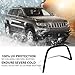 G-PLUS Front Right Passenger Side Fender Trim, Compatible with Jeep Grand Cherokee 2011-2016, Black Plastic Wheel Opening Molding Trim 1pc Fender Flare ‎1MP39RXFAE, CH1290106