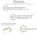 Jstyle 18Pcs 20G Stainless Steel Nose Ring Hoop Septum Ring Cartilage Helix Ear Piercing 6mm 8mm 10mm