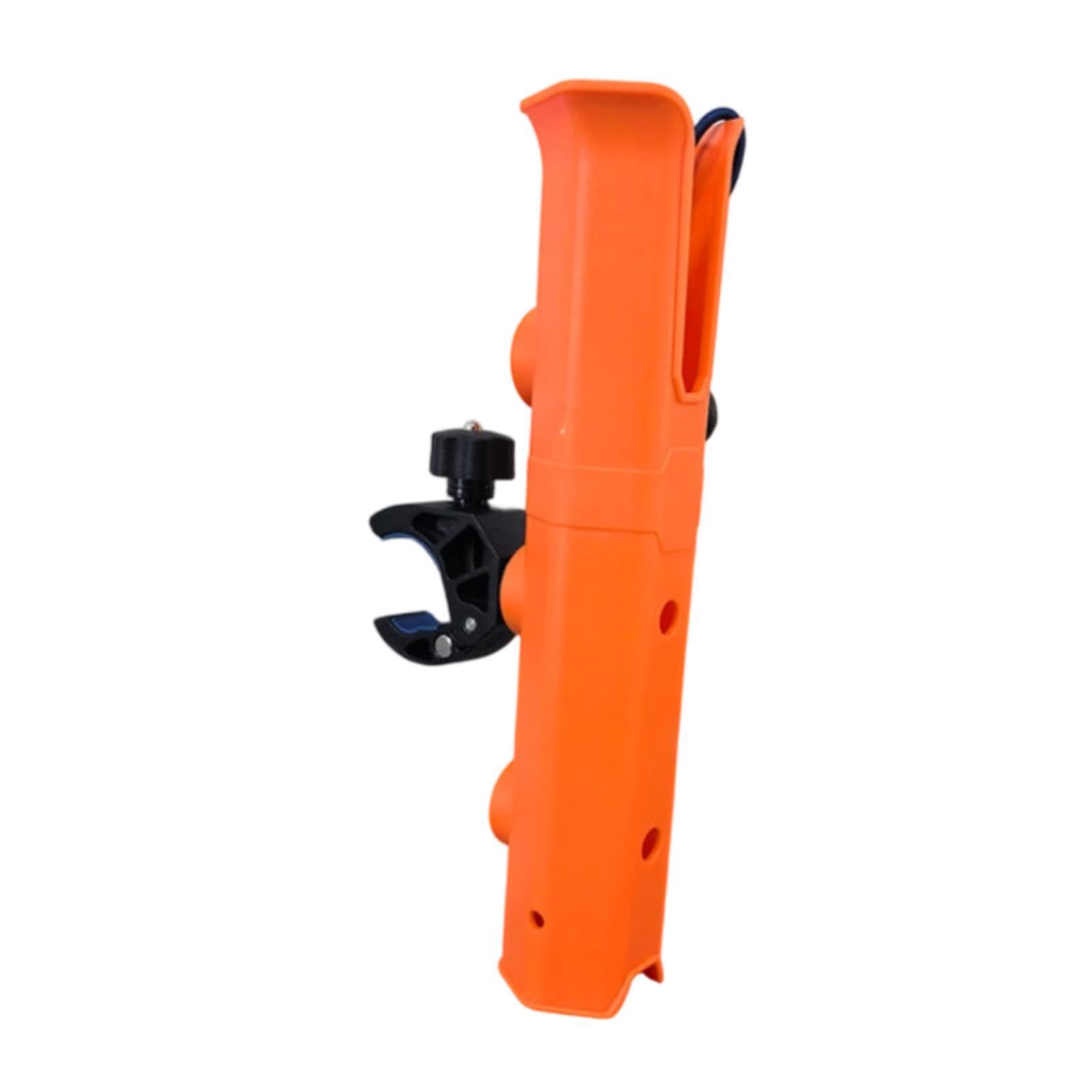 Homyl Portacanna Da Pesca per Barca, Morsetto di Supporto Girevole per Ringhiera Da 0,75" a 1,57" per Ancoraggio Yacht, Facile Da Installare