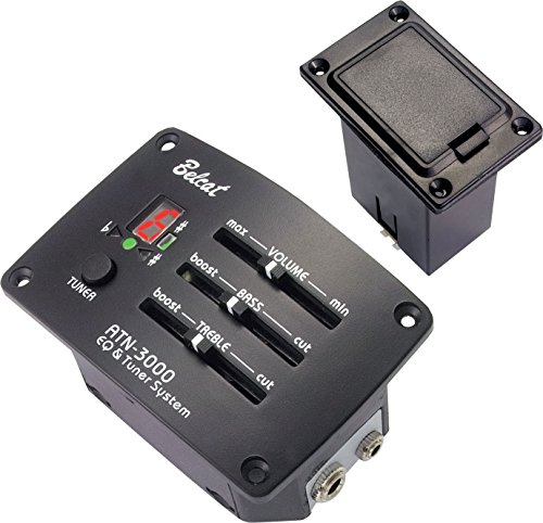Preamplificador Belcat ATN-3000 con el sintonizador de la guitarra Negro ENCARIÑADA