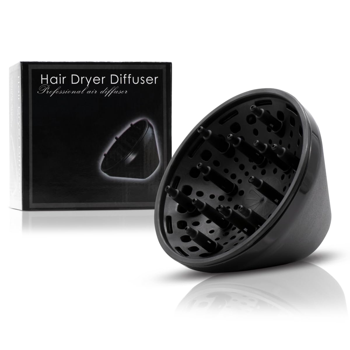 ISO Beauty ISODIFBLK-330 HairLux Hair Dryer Diffuser - Black