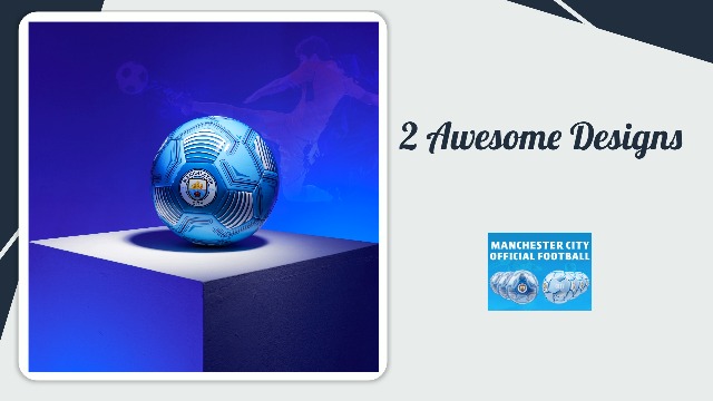 Ballon Manchester City Officiel - Taille 3,4,5, PVC, Logo Club, Cadeau Foot
