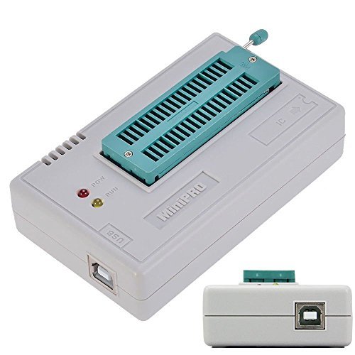 Signstek TL866PLUS Universal USB MiniPro Programmer with various adapters.