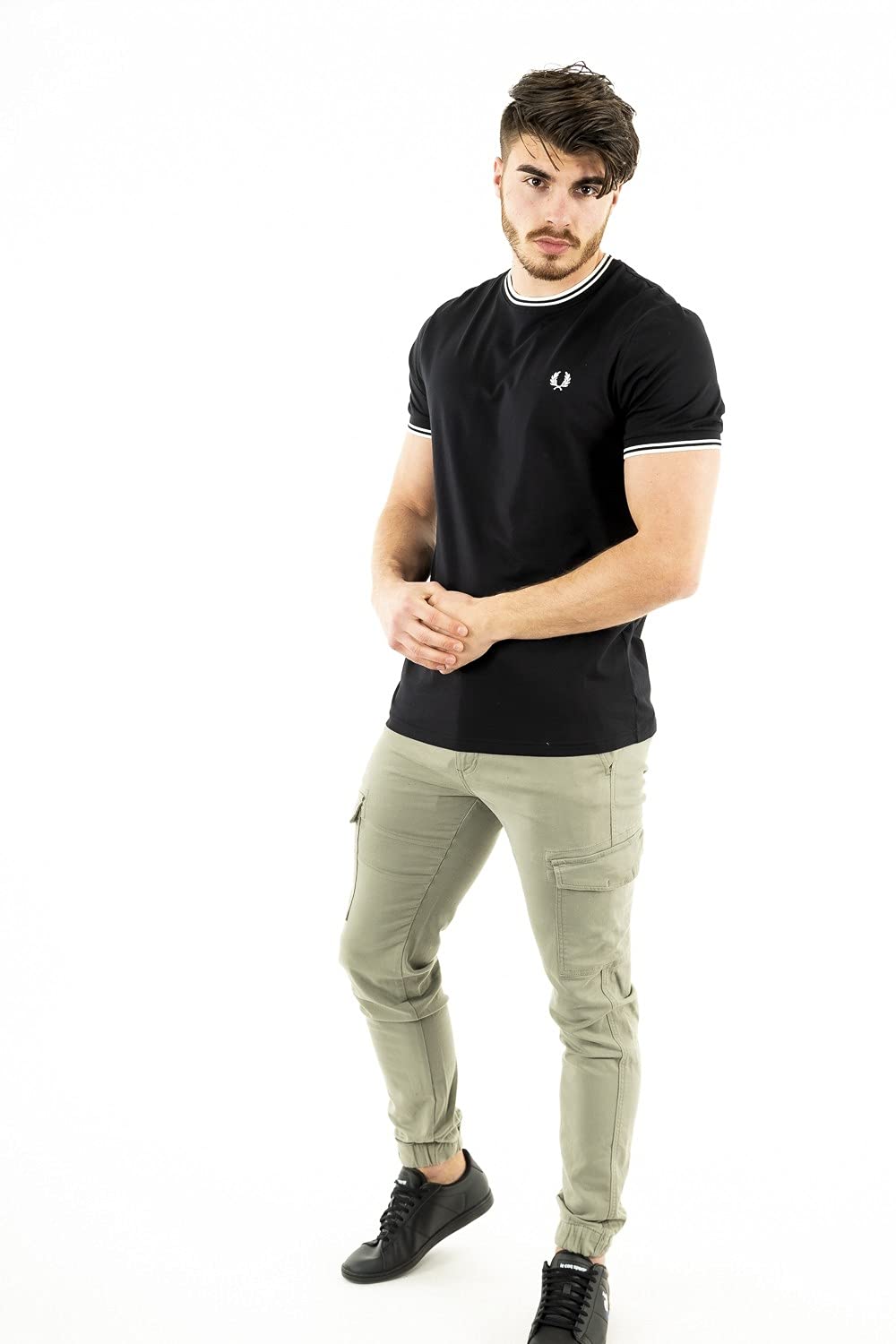 Fred Perry Twin Tipped - Maglietta da uomo