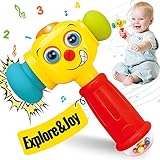 HOLA Toys for 1 Year Old Boys 1 Year Old Boy Toys, Hammer Music Light Flashing Baby Toys 1 Year Old, Baby Boy Toys 12-18 Months Early Development & Activity 1st Birthday Gifts for Boy