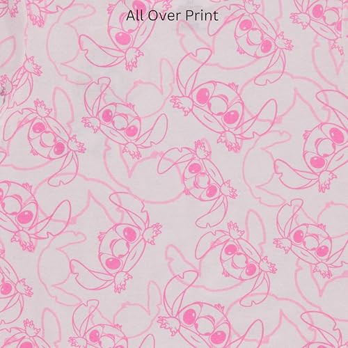 Image of Disney Lilo and Stitch Girls Short Sleeve T-Shirt- Stitch Girls Tee Sizes 4-16