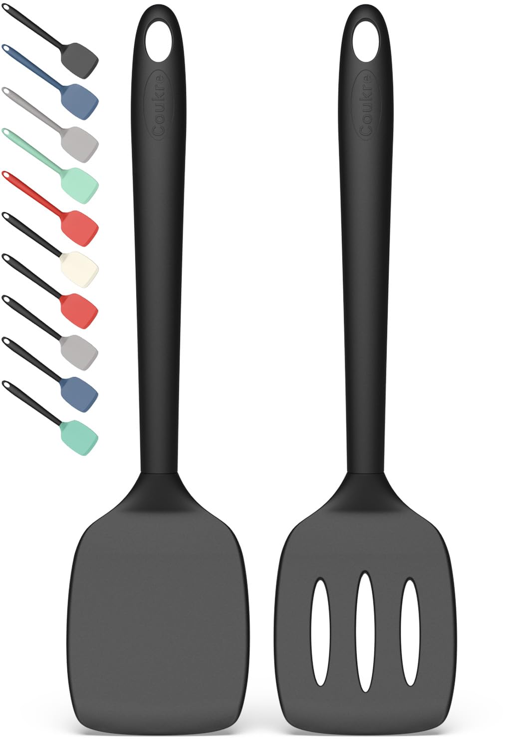 Coukre 2 Pack Silicone Spatula Set