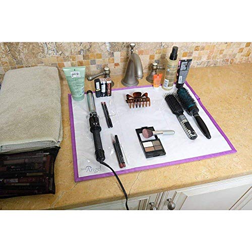 Image of Sink Angel Kitchen Sink Adhesive Waterproof Mat Roll Bathroom Washbasin Mat, 20 inch x 15.75 inch,1pc