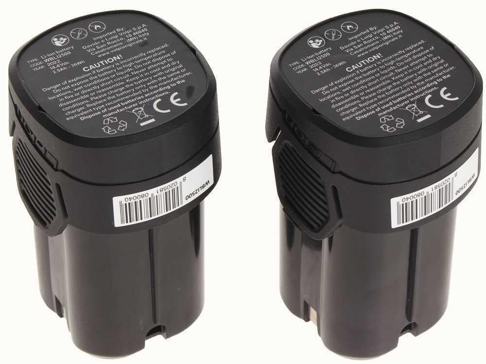 KVS5100 Volpi Originale MiniMotosega Potatore a batteria
