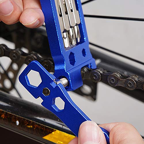 Kit de herramientas de reparación de bicicletas Destornilladores de ciclismo de radios hexagonales Herramienta Palanca de neumáticos Llave Allen Bicicleta de montaña Multiherramienta Herramientas de