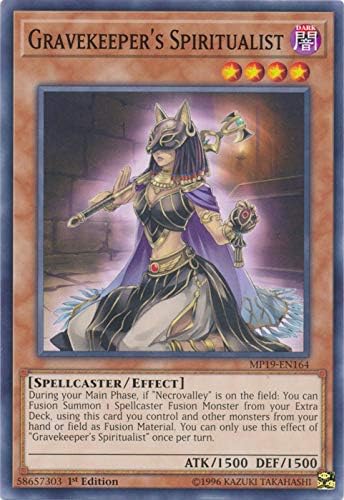 Yu-Gi-Oh! - Gravekeeper's Supernaturalist - MP19-EN181 - Común - 1ª Edición - Mega Pack De Lata De Sarcófago Dorado 2019