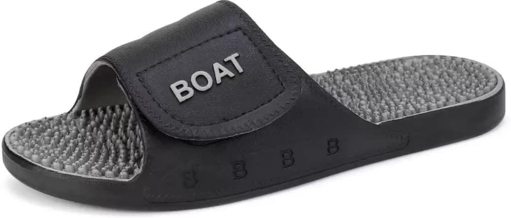 HOCKWOOD Acupressure Slipper For Men & Boys (Black, numeric_6) (B0BTDLF2GM) Amazon Price History, Amazon Price Tracker