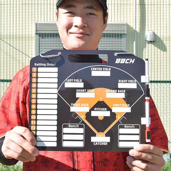 Amazon | 野球 作戦 ボード 作戦盤 作戦ボード 赤・黒のマーカー1本