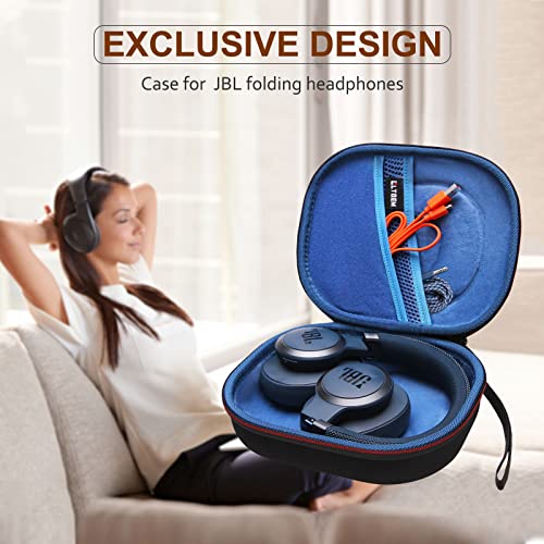 Image of L LTGEM EVA Hard Case for JBL Live 770NC /660NC /650BT /460NC /670NC /400BT /500BT and JBL Tune 770NC /710BT /720BT /760NC /700BT /750BT /510BT /660NC /520BT /500 /Tour One Bluetooth Wireless Headphone(Black+Blue)