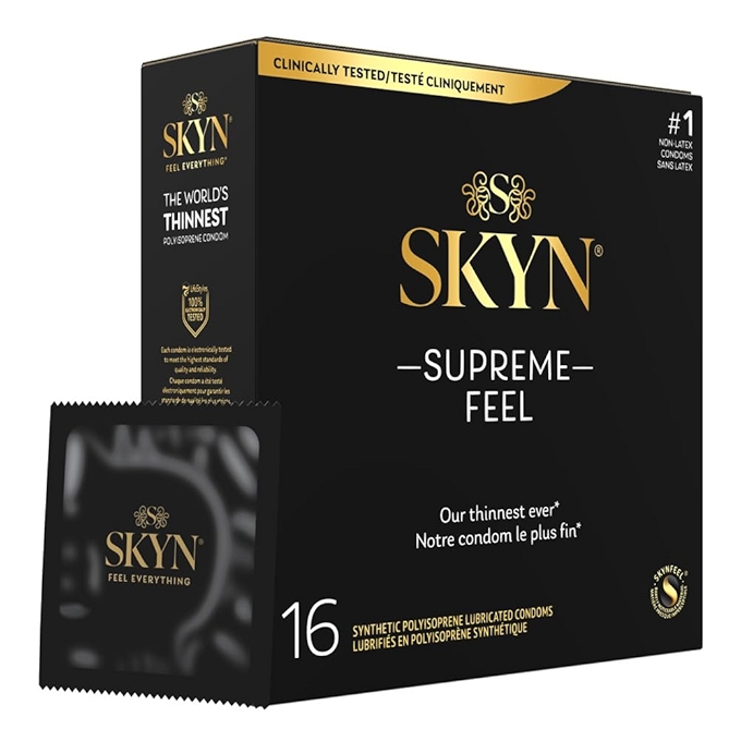 SKYN超感薄型避孕套 - 润滑无乳胶设计