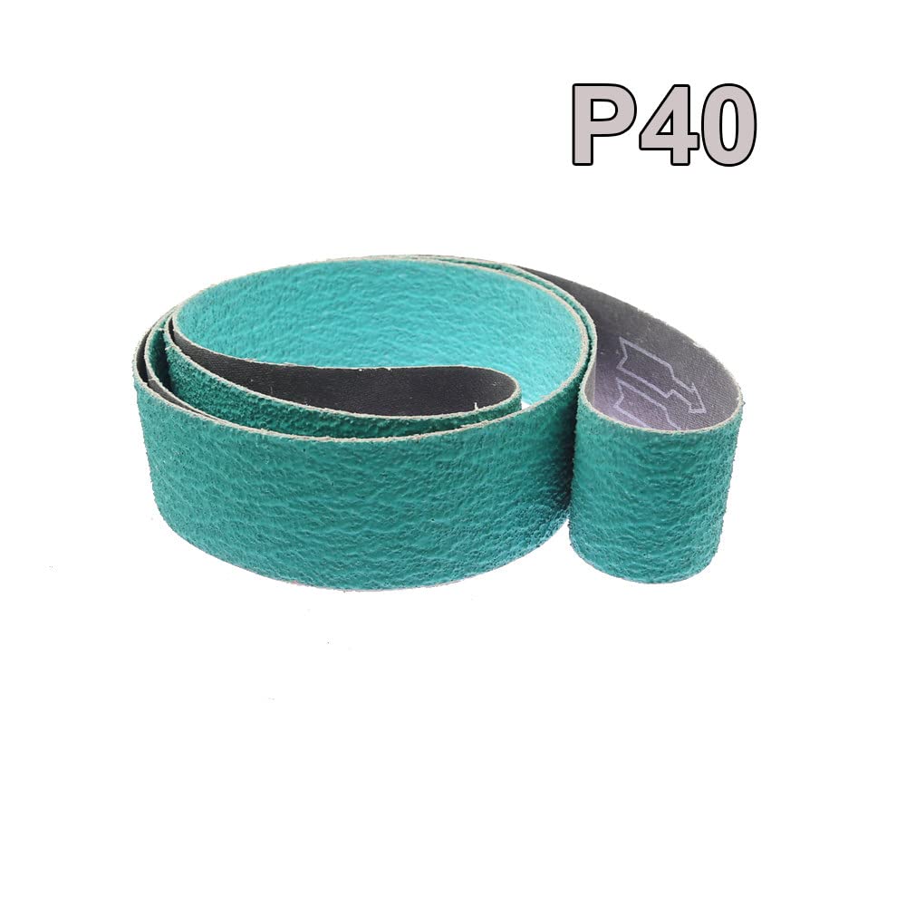 4 pezzi 2000 * 50mm Zirconia Nastri Abrasivi Abrasivi Affilacoltelli Strumento 40# 60# 80# 120#, P80, 2000x50mm