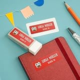 Besonders individuell: Gestalten Sie Ihre Sticker mit dem Namen und der Schulklasse oder Kindergartengruppe Ihres Kindes. Klicken Sie einfach auf 