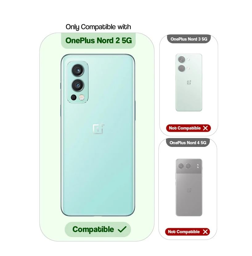 Image of Bintage CASE Mac Safe Design Hard Light Weight Back Case | Soft Border Camera Protect | Dual PU Leather Finish Back Cover Compatible for OnePlus Nord 2 5G - White & Black