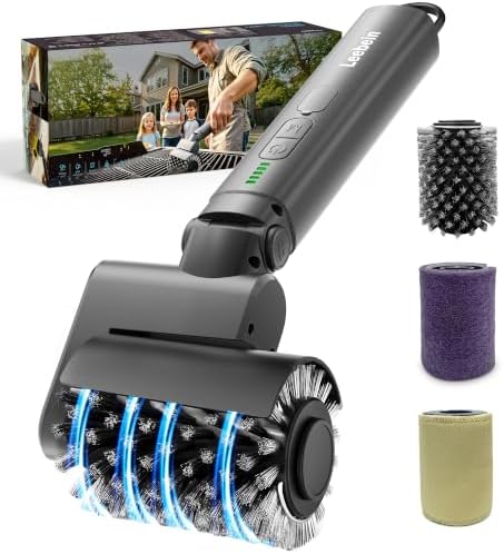 Electric Grill Brush, High Torque Rechargeable BBQ Grill Griddle ...