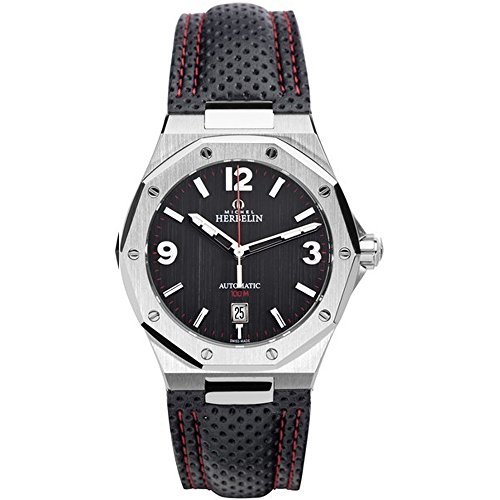 Preisvergleich Produktbild Michel Herbelin Unisex Erwachsene Analog Uhr mit Leder Armband 1631 / 24