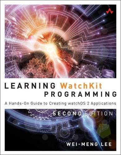 Learning Watchkit Programming: A Hands-On Guide... 013439898X Book Cover