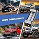 Topyond Winch Roller Fairlead 6000LB Load Bearing Electric Winch Cable Guide, Steel Roller and Q235 Iron Frame,Industrial Grade Winch Cable Roller for Off Road and Heavy Duty Use