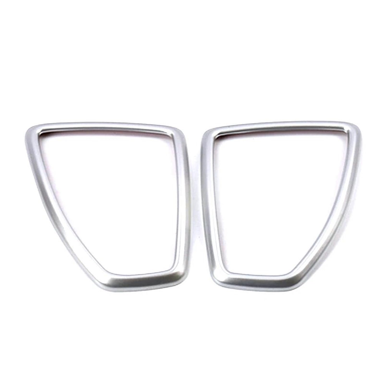 Car Interior Mouldings for Hyundai for Tucson 2019 2020 Dashboard Air Conditioner AC Outlet Vent Frame Cover Trim Sticker(Matte Silver)