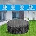 215×70CM Round Hot Tub Cover - 6 Persons Hot Tub Cover -420D Full Coverage Hot Tub Covers Replacement -UV Resistant, Waterproof Portable Overall Spa Safety Protector for Outdoor Hot Tubs